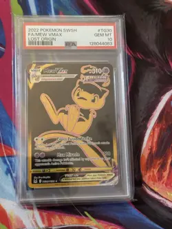 Pokemon 2022 Mew VMAX TG30/TG30 Full Art Lost Origin GEM MINT PSA 10 - Image 1