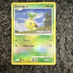 Pokemon Turtwig Reverse Holo Diamond & Pearl 103/130 LP - Image 1