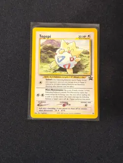 Pokemon TCG Togepi 30 Promo Wizards Black Star Promos NM - Image 1