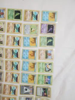 Base Set Shadowless Lot 50 Cards WOTC POKEMON Mod Play - Image 2