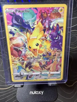 Pikachu TCG Crown Zenith Holo Full Art Secret Rare NM Fresh Pull Pokemon 160/159 - Image 1