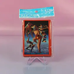 POKEMON CENTER DECK SHIELDS DEOXYS ARTWORK (ROT) 64 SLEEVES OVP - Image 1