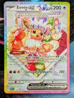 Pokemon TCG Eevee EX Black Star Promo #174 Prismatic Evolutions NM - Image 1