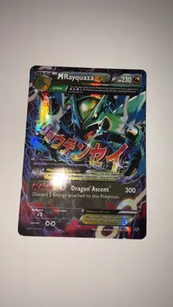 Pokemon TCG M Rayquaza EX Roaring Skies Ultra Holo Card 61/108 2015 - Image 1