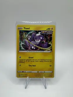 Pokemon TCG Toxel SWSH209 SWSH Black Star Promos Cosmos Holo NM - Image 1