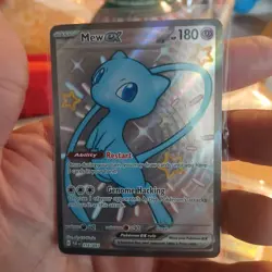 Mew ex 232/091 SV: Paldean Fates Holo Full Art Mint Pokemon - Image 1