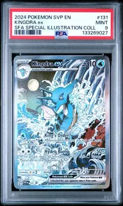 Pokemon! PSA 9 Kingdra ex 131 Black Star Promo Special Illustration Rare - Image 1