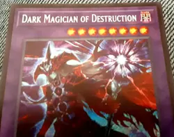 Yugioh Dark Magician of Destruction MZMU-EN011 1st Edition Fusion/Effect Holo - Image 3