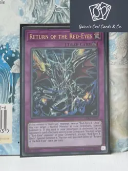YuGiOh Return Of The Red-Eyes ULTRA RARE LDK2-ENJ34 Unplayed Card - Image 1