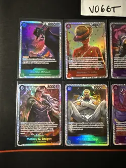 CARTE ONE PIECE LOT DE 8 CARTES SR FR OP12 NEARMINT/MINT SANS DOUBLES - Image 2