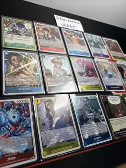 CARTE ONE PIECE LOT DE 16 CARTES RARE FR OP12 NEARMINT/MINT SANS DOUBLES - Image 1