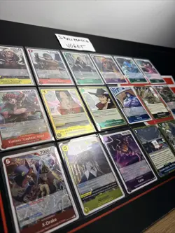 CARTE ONE PIECE LOT DE 18 CARTES RARE FR OP14 ET EB04 NEARMINT/MINT SANS DOUBLES - Image 1