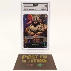 One Piece Rob Lucci OP07-079 Alt. Art Leader AOG 10 GEM/MINT - Image 1
