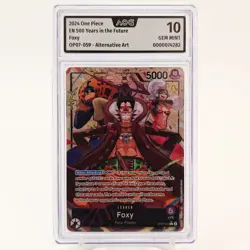 One Piece Foxy OP07-059 Leader Alt. Art AOG 10 GEM/MINT - Image 2