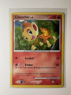Pokemon Chimchar [Promo Holo] #DP02 Basic HP 50 Diamond & Pearl 2007 Card - Image 1