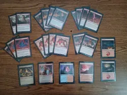 Mono Red Burn Deck 100 cards MTG MINT to NM - Image 5