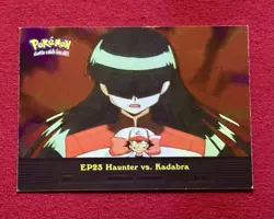 Pokemon 1st Print Blue Logo EP23 Haunter vs Kadabra Holo Foil Topps LP/NM Card - Image 1