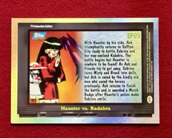 Pokemon 1st Print Blue Logo EP23 Haunter vs Kadabra Holo Foil Topps LP/NM Card - Image 2