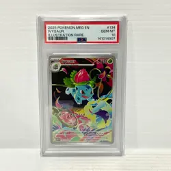 PSA 10 Ivysaur 134/132 - Mega Evolution - Graded Pokemon Card - Image 1