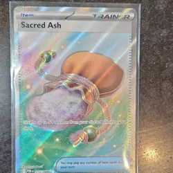 Pokemon TCG Trainer Sacred Ash Full Art Holo Card 115/088 English - Image 1