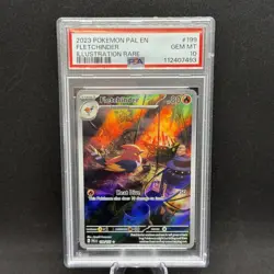 Pokemon TCG Fletchinder Card 199/193 Sv02: Paldea Evolved PSA 10 - Image 1