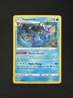 Vaporeon | SWSH072 | SWSH: Sword & Shield Promo Cards | Holo | NM - Image 1