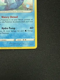 Vaporeon | SWSH072 | SWSH: Sword & Shield Promo Cards | Holo | NM - Image 3