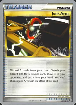 Junk Arm 87/102 (Christopher Kan) World Champs Pkmn Card LP - Image 1