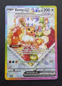 Eevee ex 174 Holo - Prismatic Evolutions Black Star Promo - Near Mint NM Card - Image 1