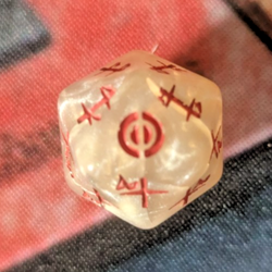 MTG Spindown Phyrexia All Will Be One D20 Phyrexian Language Scarce Rare Dice - Image 1