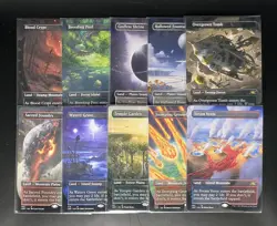 MTG Shock Land Full Set x10 UNF Borderless Non-Foil Commander Staples - Image 1