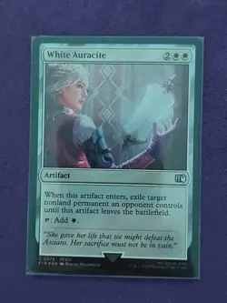 White Auracite - Surge Foil NM English Final Fantasy MTG Magic - Image 1