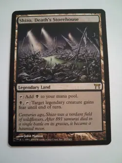 Shizo, Death's Storehouse LP Champions of Kamigawa MTG Magic the Gathering - Image 1