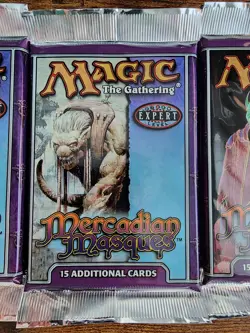 3x MTG ⭐Vintage Booster Packs ⭐Mercadian Masques ⭐1 of each art! ⭐1999 Magic Box - Image 5