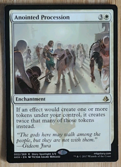 Magic: The Gathering Anointed Procession Amonkhet Rare Enchantment White Regular - Image 1