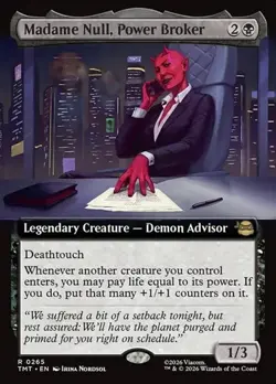 Madame Null, Power Broker - Extended Art TMT NM MTG - Image 1