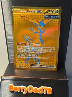 Iron Leaves EX 176/131 Prismatic Evolutions Holo Hyper Rare Pokemon TCG NM - Image 1