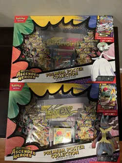 Pokemon Ascended Heroes Premium Poster Collection Gardevoir & Lucario Set Of 2 - Image 1