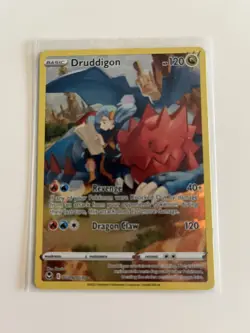 Druddigon TG09/TG30 Ultra Rare Holo Near Mint Condition Silver Tempest - Image 1