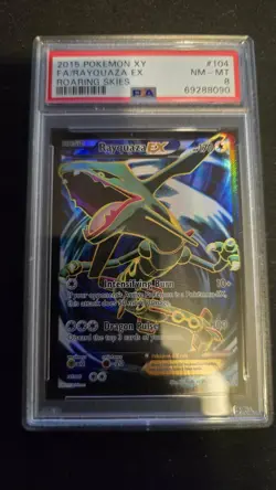 Pokemon Rayquaza EX Full Art - Roaring Skies - 104/108 - PSA 8 - Image 2