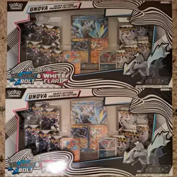 2x Pokemon TCG Black Bolt & White Flare Unova Heavy Hitters Premium Collection - Image 1