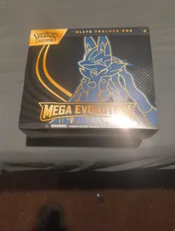 Pokemon TCG Mega Evolution ETB Lucario Elite Trainer Box NEW FACTORY SEALED - Image 1