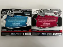 New Sealed Pokemon Black Bolt and White Flare Tech Sticker Collection Set of 2 - Image 2