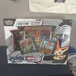 Pokemon TCG Black Bolt & White Flare sealed Victini Illustration Collection Box - Image 1