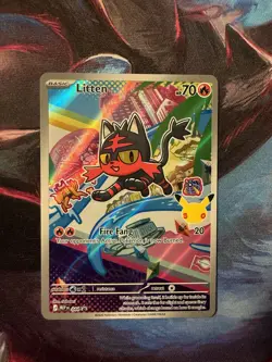 Pokemon TCG First Partner Illustration Litten 044, Rowlet 043, Popplio 045 NM - Image 5