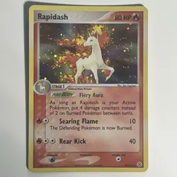 Pokemon Rapidash (13/112) EX FireRed & LeafGreen Holo Rare NM BIG SWIRL - Image 2