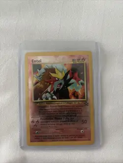 Pokemon TCG Entei Wizards Black Star Promos 34 Holo Promo Promo - Image 1