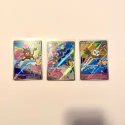Pokemon 2026 First Partner Illustration Collection Series 1 Promos Set 43-45 #ML - Image 1
