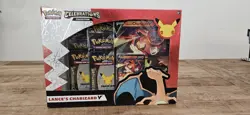 Pokemon TCG Celebrations 25th Anniversary Collection Lance's Charizard V Box - Image 2