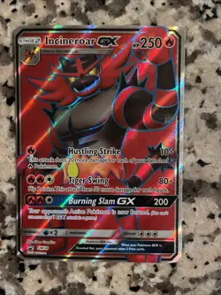 Pokemon Incineroar GX Holo Ultra Rare TCG Sm38 - Image 1